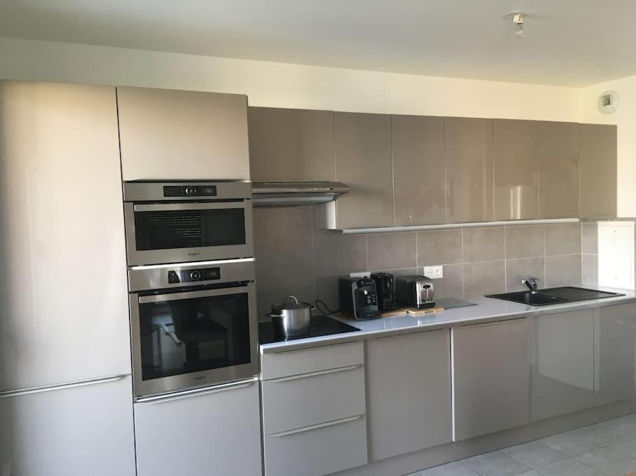 Appartement 87 M2 - 3 Chambres - 6 Personnes - Proche Paris - Parking Gratuit Asnières Eksteriør billede